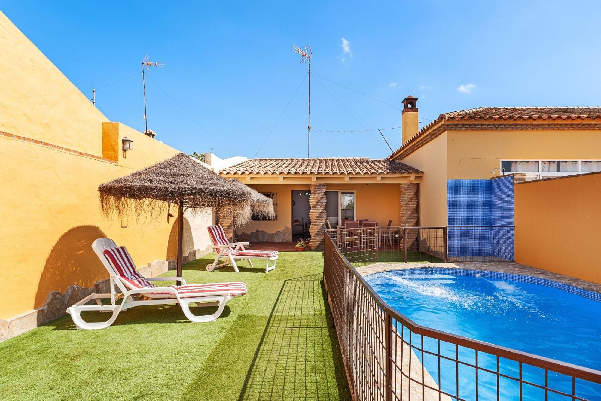 Chalet Rocio - Solo Familias Conil De La Frontera Esterno foto